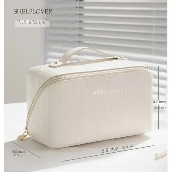 Travel Toiletry Bag Makeup Bag, Water-Resistent Cosmetic Bags for Women,... - Picture 2 of 4